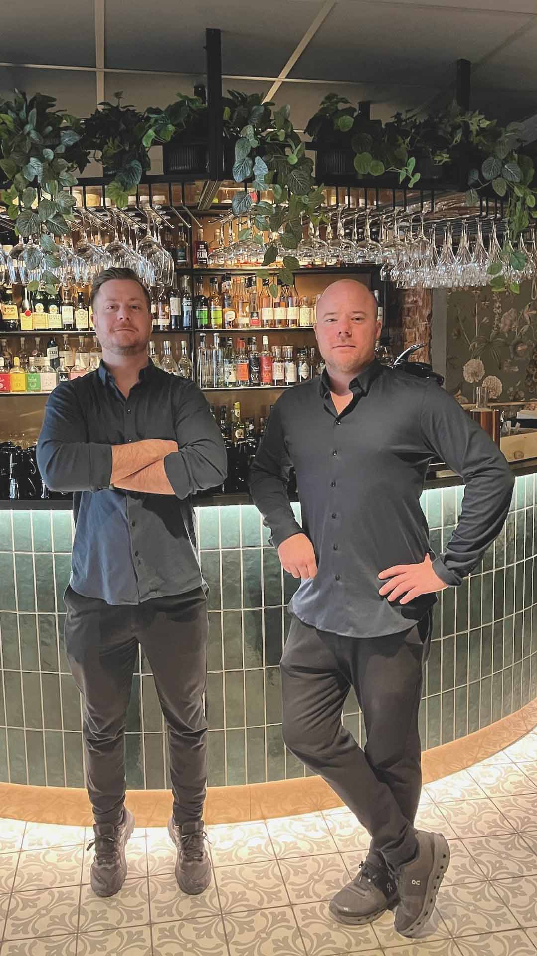 Tobias och Markus på Pio